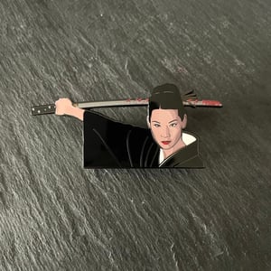 Cottonmouth "I Collect your Fucking Head" hard enamel pin badge