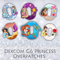 Dexcom G6 - Princess Overpatches
