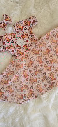 Image 2 of beauty and the beast dress and bow 