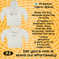 Image 1 of ✨ **Geometric Vision Zip Hoodie** ✨