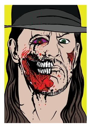 Wrestling Zombies! A4 (12" x 8") Signed Print Set Comic Style Illustration