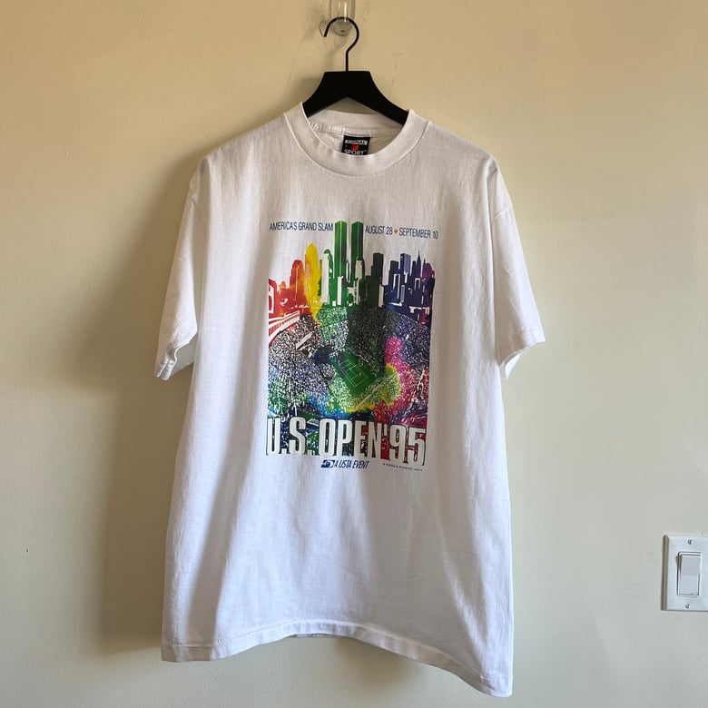 Image of 1995 US Open Tie Dye Graphic T-Shirt (sz L)