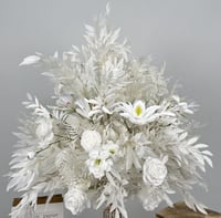 White Foliage Centerpieces 