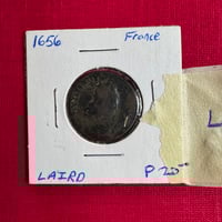 Image 1 of France 1656 Louis LXIIII LXIV 1656 1 Liard Coin