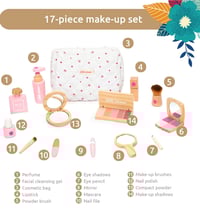 Image 5 of Dandelion Wooden Makeup Kit