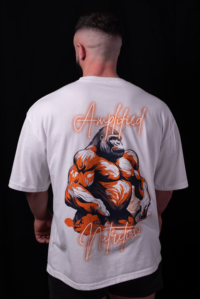 Amplified Oversized Gorilla Tee White