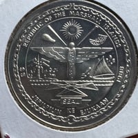 Image 4 of USA 1988 Marshall Island 5 Dollar - Space Shuttle Discovery