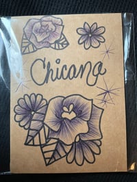 Image 1 of Hand drawn Chicana Notebook 