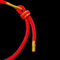 Image 3 of Premium Cherry Blossom Jade/ Tigers Eye Energy Bracelet Red