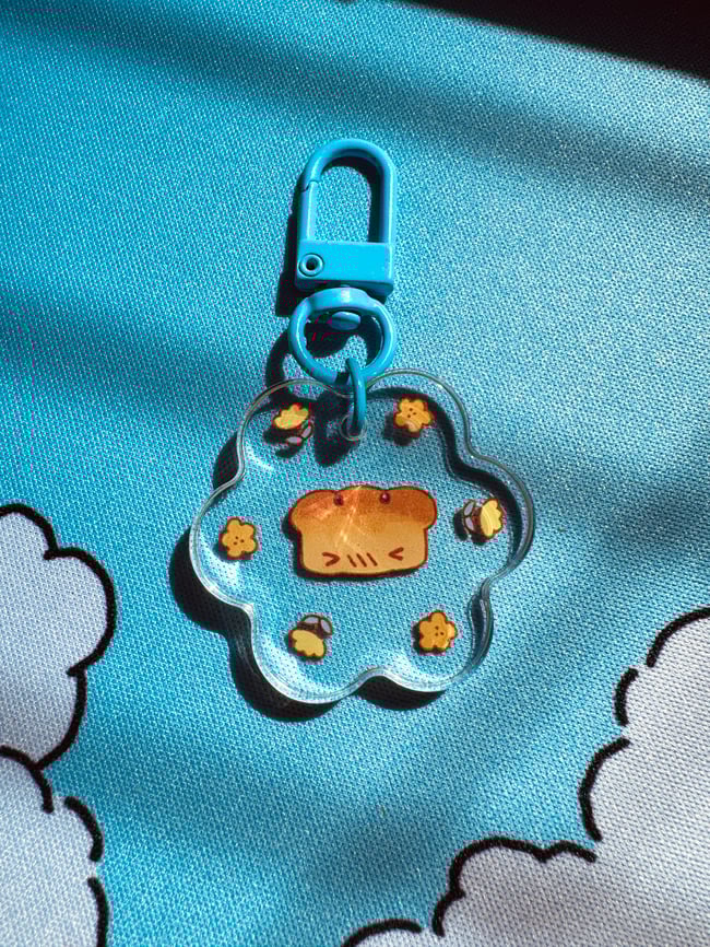Shy Bread Keychain