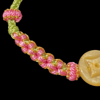 Image 3 of Premium Cherry Blossom Tigers Eye/ Jade Energy Bracelet Green