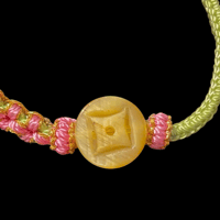 Image 4 of Premium Cherry Blossom Tigers Eye/ Jade Energy Bracelet Green