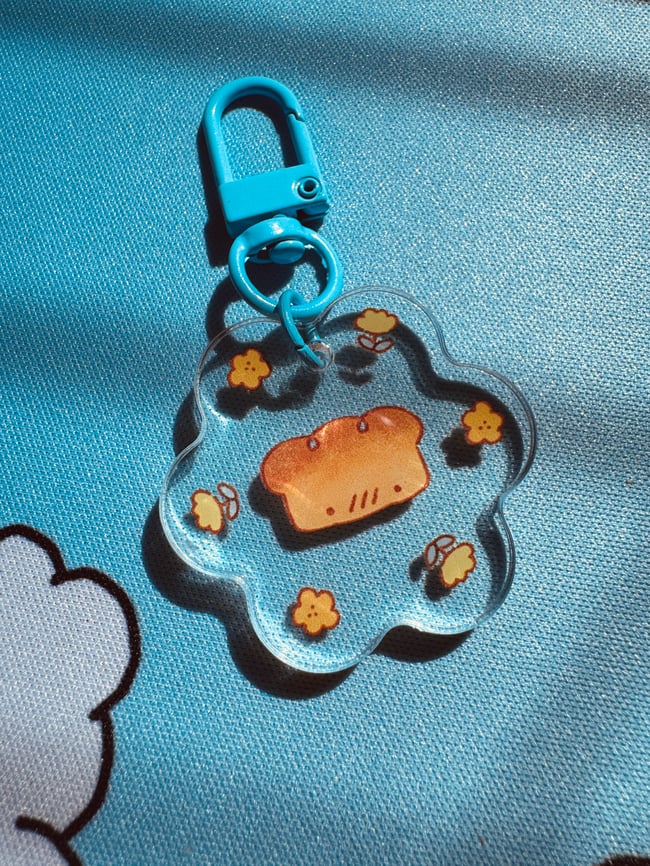 Shy Bread Keychain