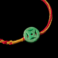 Image 5 of Premium Red String Jade Energy Bracelet
