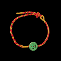 Image 2 of Premium Red String Jade Energy Bracelet