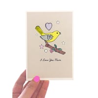 Image 1 of Yellow Bird Mother's Day Card