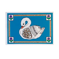 Swan Mexican Ornament Card