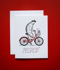 Image 2 of Merci! Letterpress Thank You Card