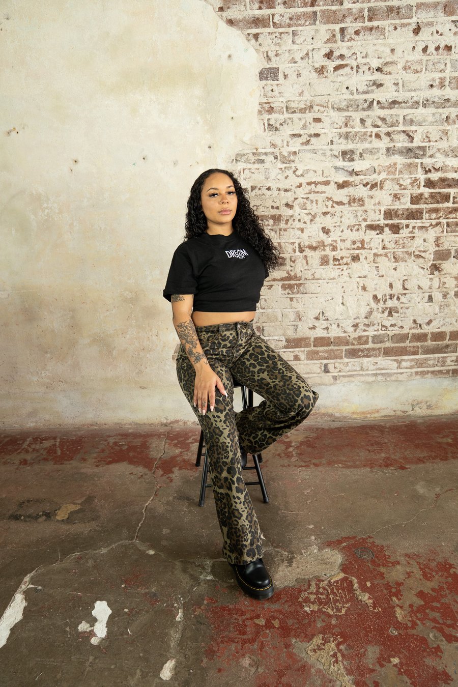 Image of Women’s Cropped Tee In Black