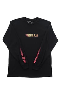 Image of TRAD ELDER LS TEE <BR> BLACK