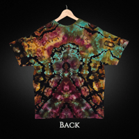 Image 2 of Ice Dyed Mandala Pattern (Lrg) Adult T-shirt