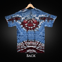 Image 2 of Ice Dyed Mandala Pattern (Med) Adult T-shirt