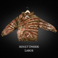 Image 1 of Incline Ice Dyed Adult (Lrg) Unisex Hoodie