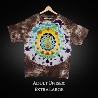 Image 1 of Tie Dye Mandala Pattern (XL) Adult T-shirt