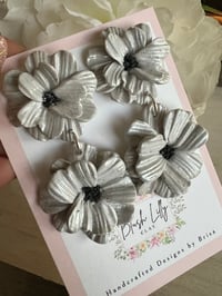 Image 2 of Bonnie Earrings in Soft Gray