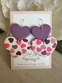 Image 3 of Heart Earrings
