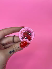 Image 1 of Pink button pins