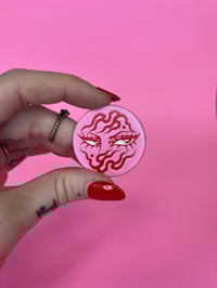 Image 2 of Pink button pins