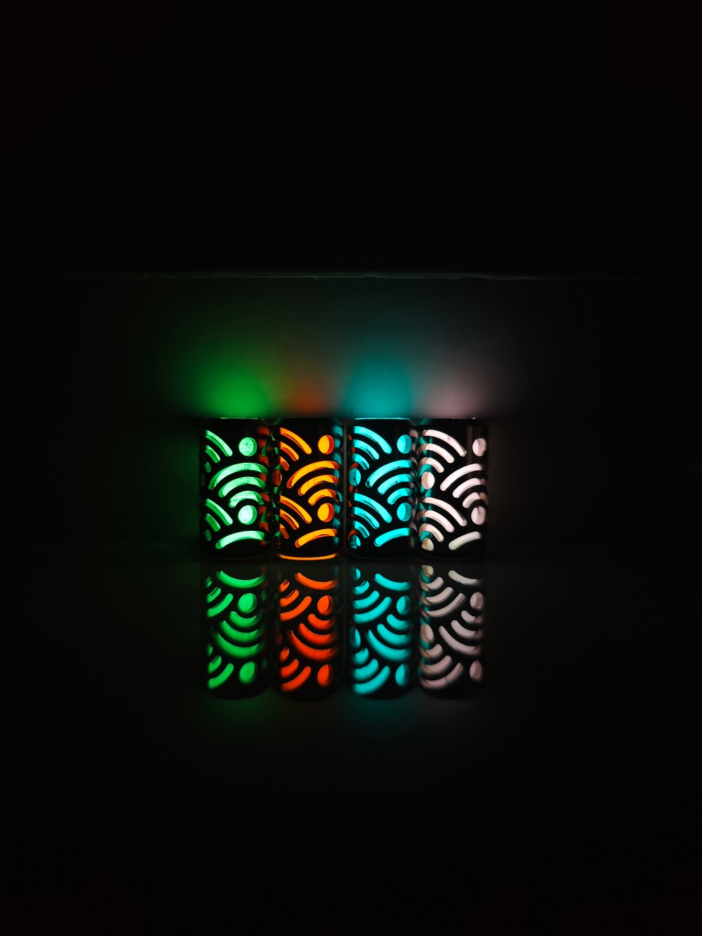 Image of Titanium Seigaiha Wave bead