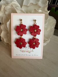Image 3 of Aida Floral Earrings