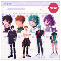 Image 1 of STICKERS ✧ original characters