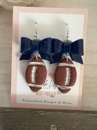Image 3 of  Football Earrings