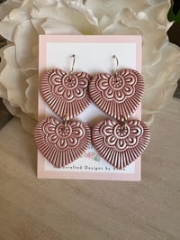 Image 2 of Boho Heart Dangles 