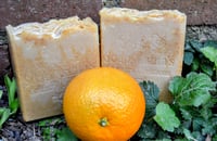 Image 2 of Blood Orange  & Turmeric Essential oil Soap 