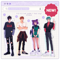 Image 3 of STICKERS ✧ original characters