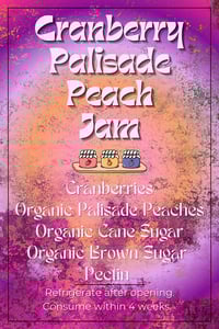 Image 2 of Cranberry Palisade Peach Jam