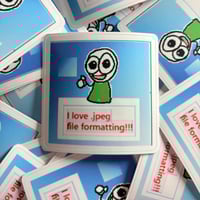 Image 1 of .Jpeg Love Sticker