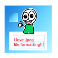 Image 2 of .Jpeg Love Sticker