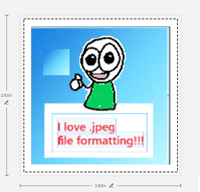 Image 3 of .Jpeg Love Sticker