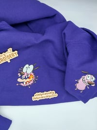 Image 4 of Custom cartoon dog themed sweatshirt