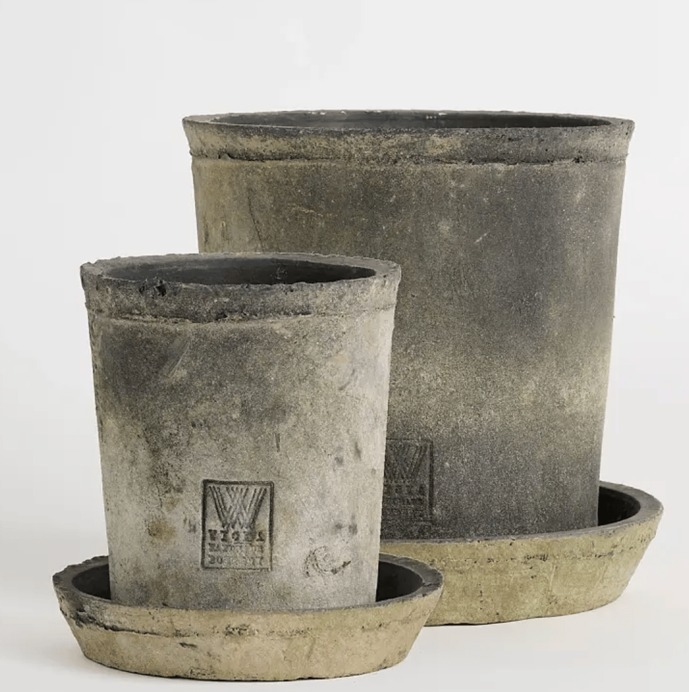 Image of Tall Terracotta Planter Greystone