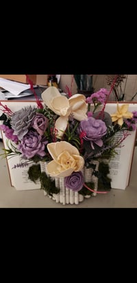Image 1 of Book forever flower arrangement