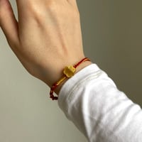 Image 6 of Red String Tigers Eye Energy Bracelet