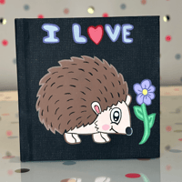 Image 1 of I Love Hedgehogs Mini Sketchbook