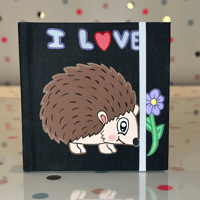 Image 3 of I Love Hedgehogs Mini Sketchbook