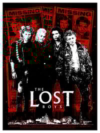 Image 2 of THE LOST BOYS - 18 x 24 - Limited Edition Screenprinted Movie Poster